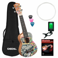 Cascha HH 2600 Sopran Ukulele Art Series Urban Set