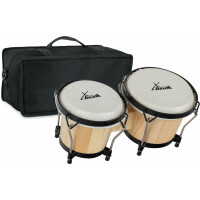 XDrum Bongo Club standard nature SET incl. housse pour bongo