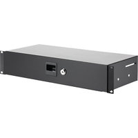 Adam Hall 87402S Cassetto Rack 2 HE Short Acciaio