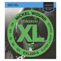 D'Addario EXL220-5 Super Soft 5-string