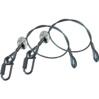 PTL Câble De Sécurité 600x3mm DGUV-V17 Lot De 2