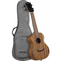 Cascha Konzert Ukulele Zebra Wood