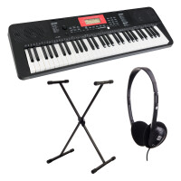 Classic Cantabile LK-290 Set de teclado iluminado con soporte y auriculares