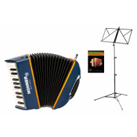 Hohner XS Kinder-Akkordeon Set Blau-Orange