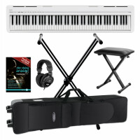 Kawai ES 120 W Stage Piano Weiß Deluxe Set