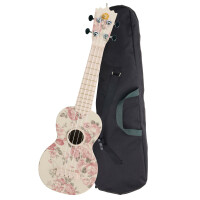 Classic Cantabile BeachBuddy desert rose, sopraan ukulele ABS