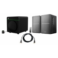 Edifier Studio R1280T BK + Mackie CR8S-XBT 2.1 Soundsystem mit Bluetooth