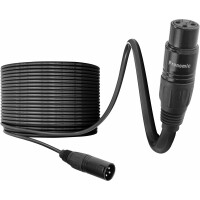 Pronomic Stage XFXM-100 cable para micrófono XLR 100 m negro