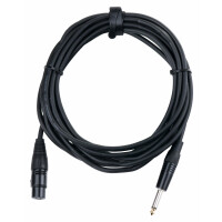 Pronomic Stage XFJ-5 cable micrófono clavija -XLR/Klinke 5 m negro