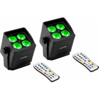 Eurolite Akku Mini IP UP-4 QCL Spot MK2 2er Set