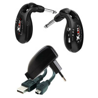 Xvive Wireless System U2 Black Gitarren-System Set inkl. USB-Kabel & USB-Netzteil