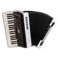 Hohner Bravo III 96 SilentKey Weiß