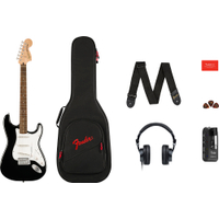 Squier Affinity Series Stratocaster Mustang Micro Pack Black  - Retoure (Zustand: gut)