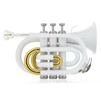 Classic Cantabile Brass TT-400 zaktrompet in Bb wit