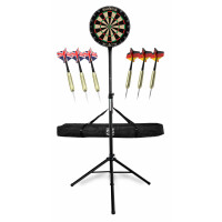 Stagecaptain DBS-1715 BullsEye Pro Dartbord met standaard en tas set