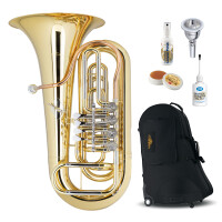 Lechgold BT-13/4L Sib-Tuba barnizada Deluxe Set