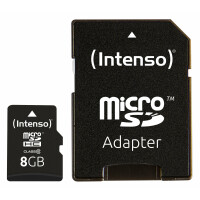 Intenso microSD Card 8 GB Class 10