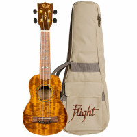 Flight DUS445 Glossy Acacia Sopran Ukulele