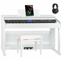 FunKey DP-2688A WH Digitalpiano Weiß Hochglanz Set