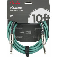 Fender Contour Series 10' Instrumentenkabel Sherwood Green