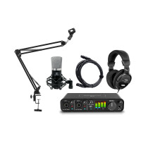 MOTU M4 4-Kanal USB C Audiointerface Podcast Set