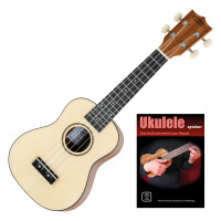 Classic Cantabile Ukelele set, natur