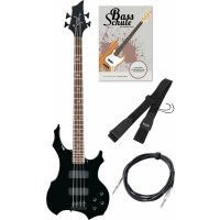 Rocktile Pro BB104-B Set de bajo eléctrico BattleBone negro