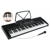 McGrey LK-6120-MIC Leuchttasten-Keyboard mit Mikrofon schwarz - Retoure (Zustand: sehr gut)