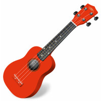 Classic Cantabile US-100 RD Sopran-Ukulele Rot