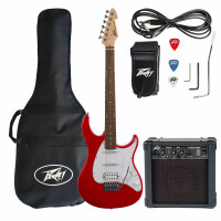 Peavey Raptor Plus JR E-Gitarre Stage Pack Red