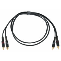 Pronomic Stage RCA-1,5 câble audio cinch 1,5 m noir