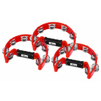 3x set XDrum TM-1 hand tamboerijn rood