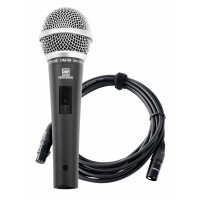 Pronomic Vocal Microphone DM-58 avec Interrupteur set avec 5m câble XLR