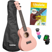 Cascha Linde Sopran Ukulele Set Pink