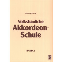 Volkstümliche Akkordeonschule Band II