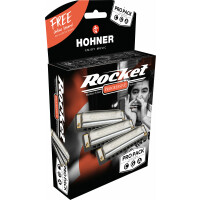 Hohner Rocket C/G/A Mundharmonika Pro Pack