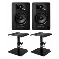 M-Audio BX3BT Studio Monitore Stativ Set