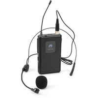 Omnitronic PORTY-8A Transmisor De Petaca + Micrófono De Diadema 863,1 MHz