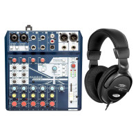 Soundcraft Notepad-8FX Kompaktmischpult Set inkl. Kopfhörer