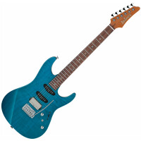 Ibanez MMN1-TAB Martin Miller Signature Transparent Aqua Blue