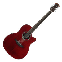 Ovation Celebrity Traditional CS24 Mid Cutaway Ruby Red