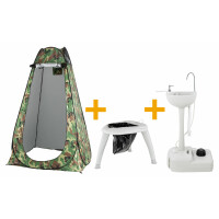 Stagecaptain Quixie Camouflage Privacy Lavaggio mani Set