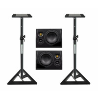 Adam Audio A8H Aktiv-Studiomonitor 8" Stativ Set