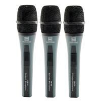 Pronomic DM-59 Microphone 3x Set incl. Pince, Coffret, câble