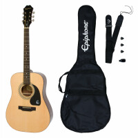 Epiphone Songmaker DR-100 Acoustic Guitar Player Pack Natural - 1A Showroom Modell (Zustand: wie neu, in OVP)