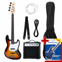 Rocktile Groovers Pack JB E-Bass Set (Sunburst)