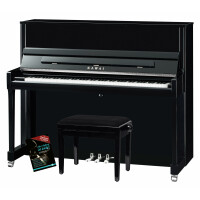 Kawai K-300 E/P SL Klavier Schwarz Hochglanz Set