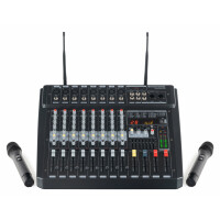 Pronomic Powermake 800 Table de mixage avec microphones sans fil