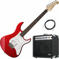 Yamaha Pacifica 012 RM Red E-Gitarre AK20GR Set