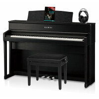 Kawai CA 701 B Digitalpiano Premium Schwarz satiniert Set